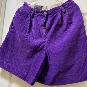 Abrecombie and Fitch Size 12 Women’s Corduroy Purple Shorts